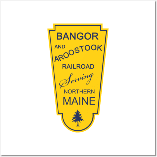 Bangoor and Aroostook Railroad Posters and Art